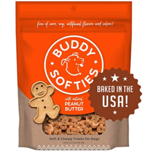 Vegetarian Dog Treats Buddy Softies Peanut Butter