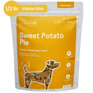 Vegetarian Dog Treats - Pupums Sweet Potato Pie